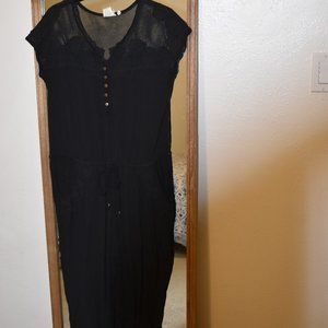 ANTHROPOLOGIE Black Jumpsuit